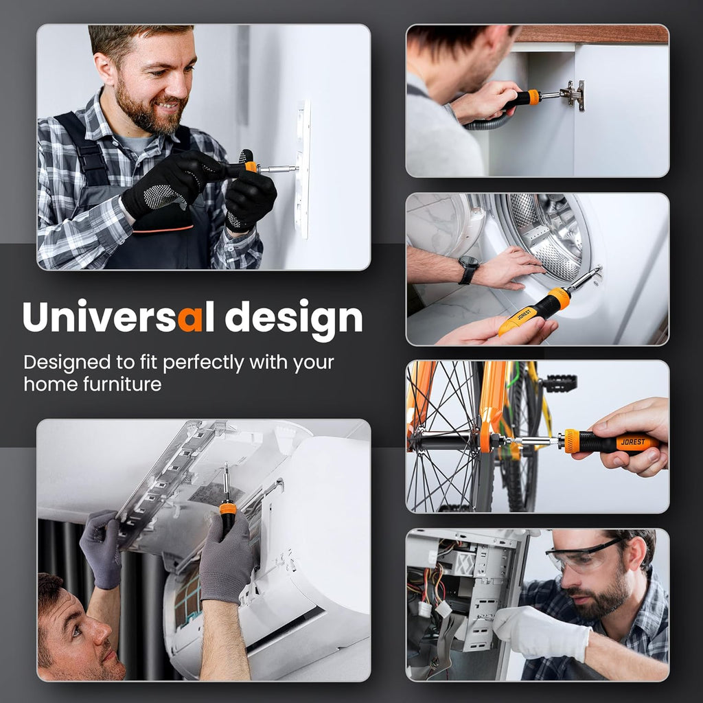 JOREST 25 in 1 Multi Screwdriver Set, Magnetic Screwdriver Multitool