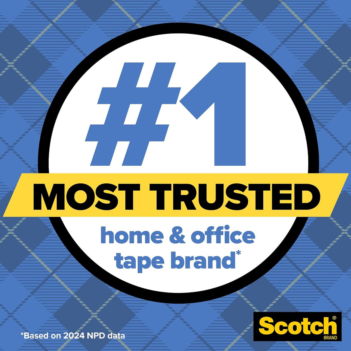Scotch Wall-Safe Tape, 1 Dispenser Roll, 3/4 in x 650 in