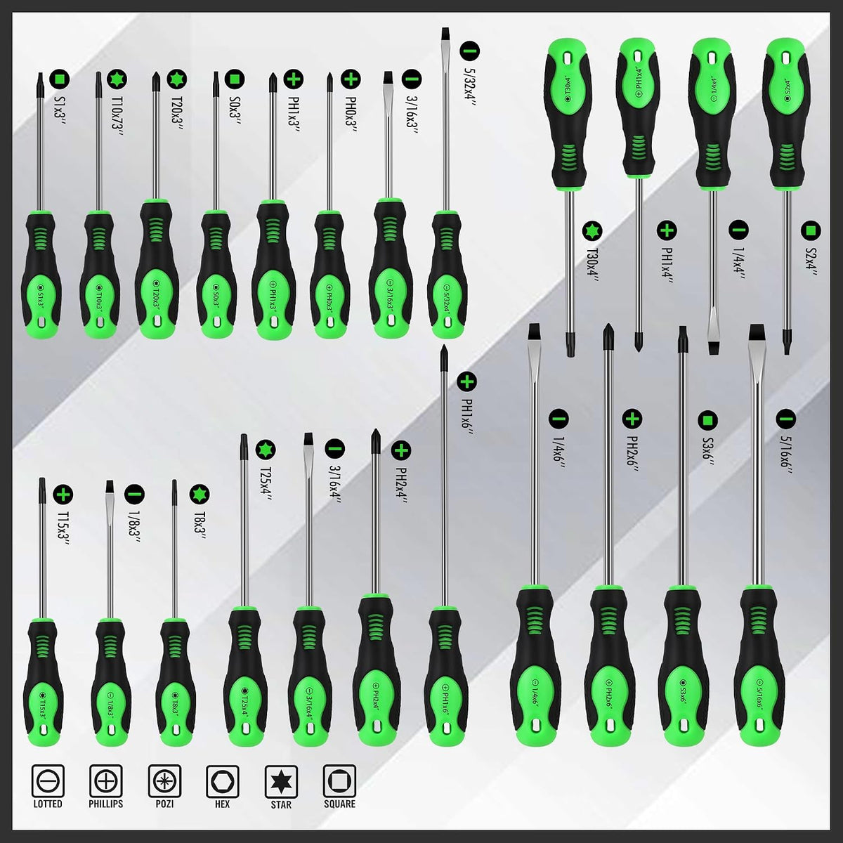 118-Piece Magnetic Screwdriver Set with Plastic Racking, Precision Screwdrivers, Magnetizer, Demagnetizer, Nut Drivers, Ratchet Handles, Allen Keys, Sockets & More - DIY Tools & Gift for Men