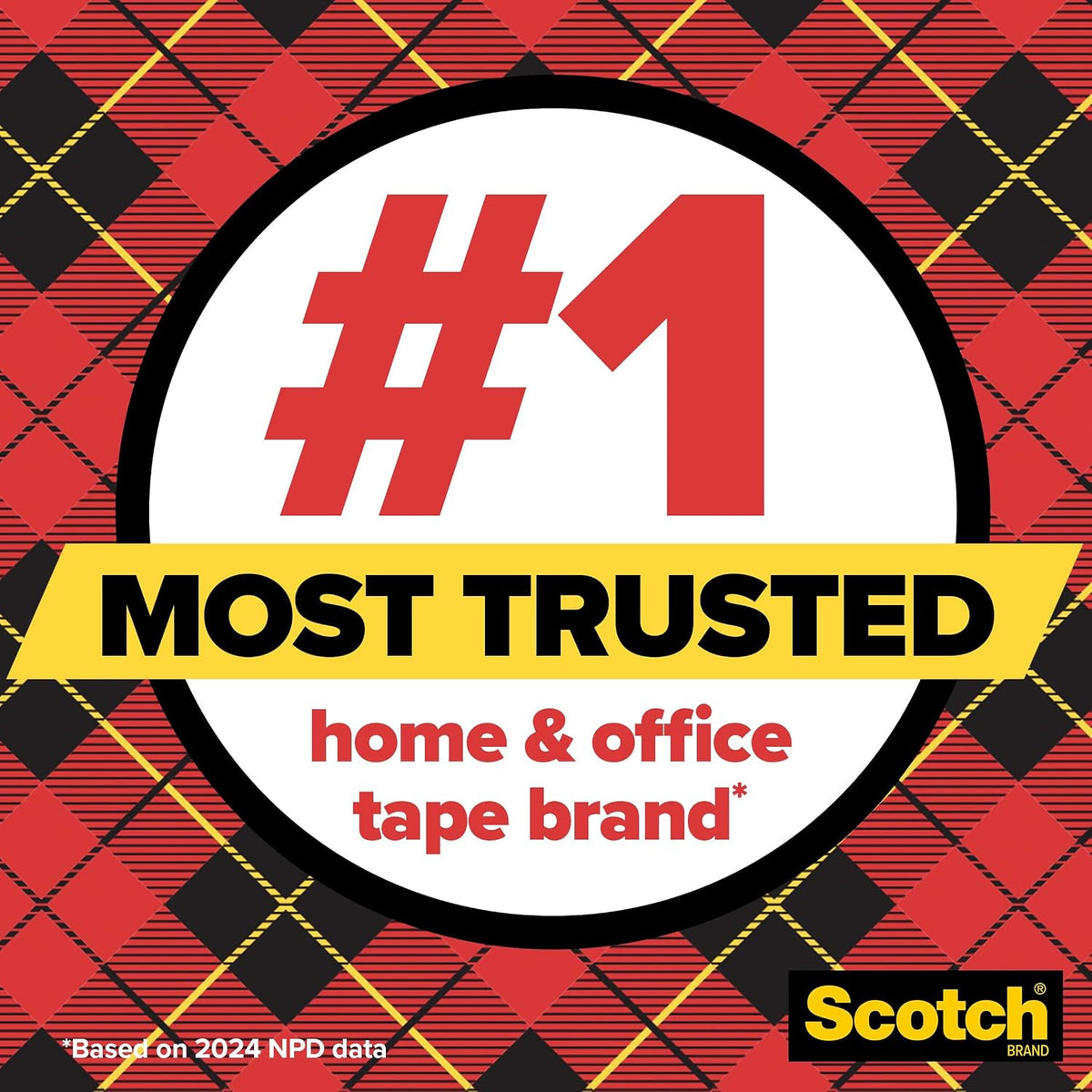 Scotch Transparent Tape, 3/4 x 850 Inches, 4 Dispensered Rolls, Clear