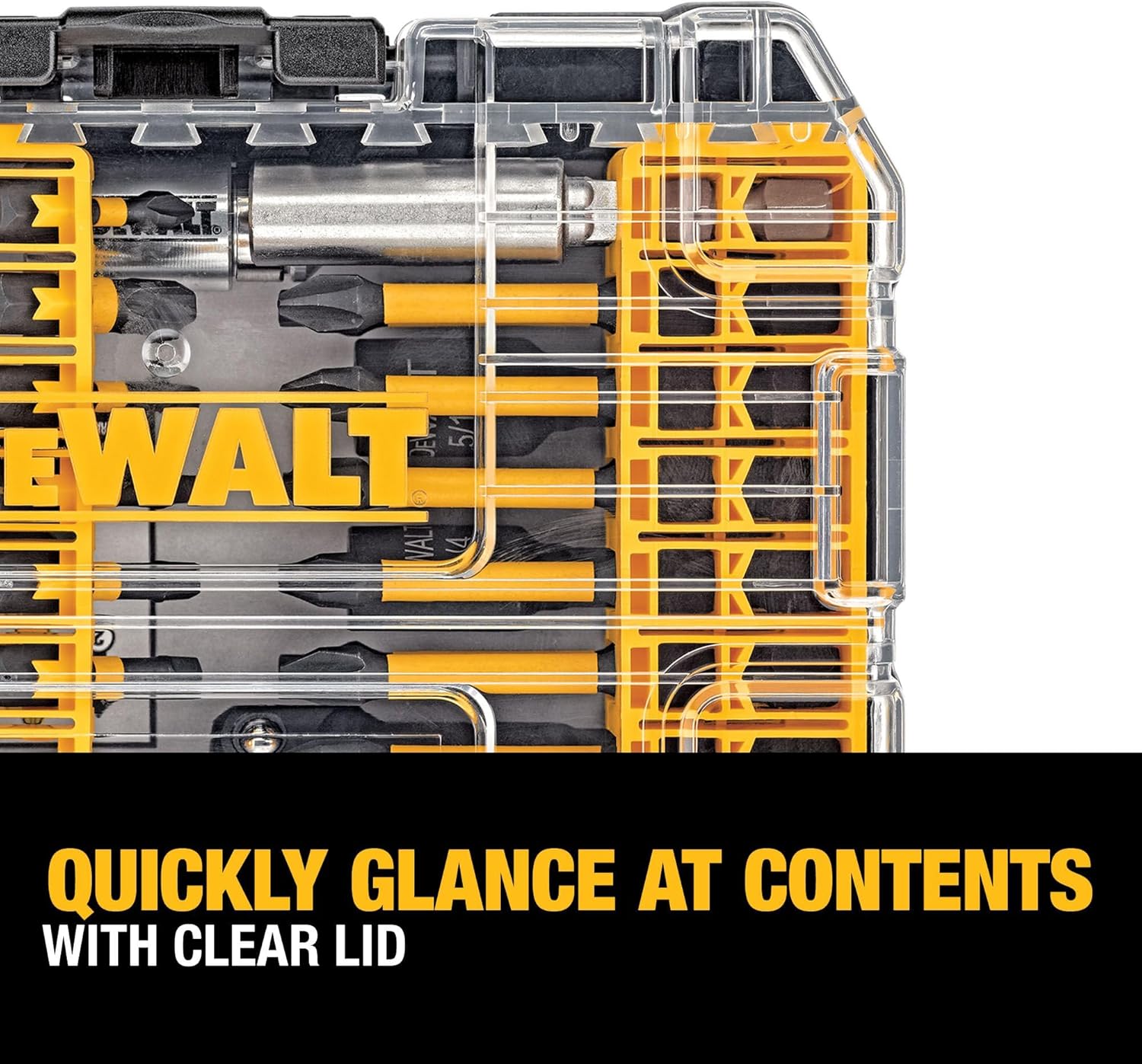 DEWALT Screwdriver Bit Set, 40 Pcs. Impact Ready, FlexTorq Impact Driver Bit Set with Storage Case (DWA2T40IR)
