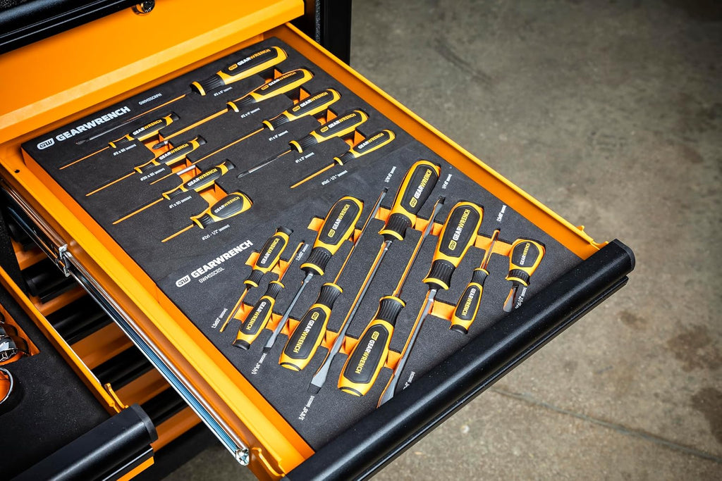 GEARWRENCH 9 Piece Slotted Screwdriver Set | GWMSSCRSL